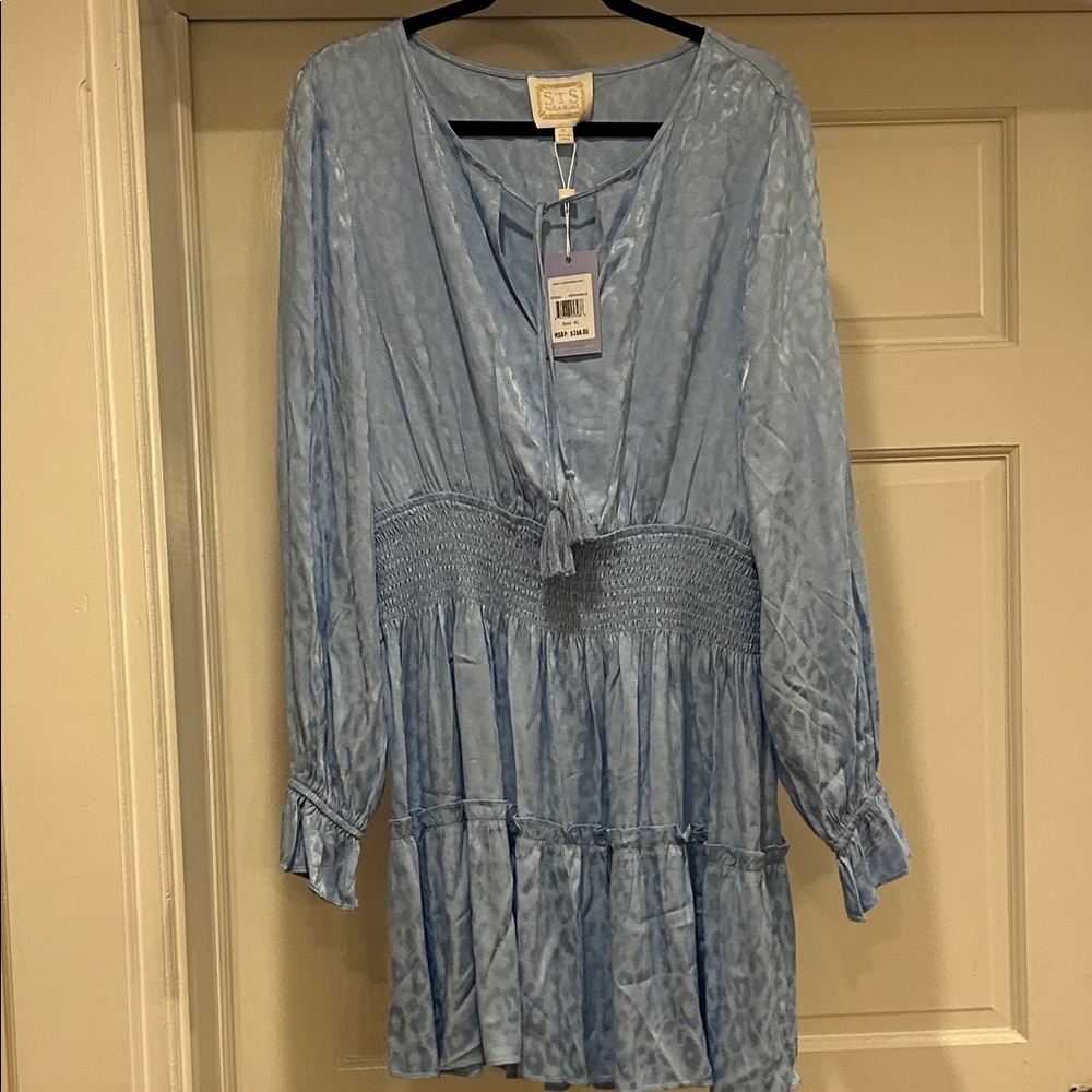 Sail to Sable Blue Long Sleeve Dress. NEW with tags. Size XL - Picture 15 of 17